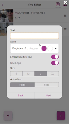 VlogAhead Lowerthird Example